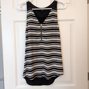 Express two-toned striped tank top